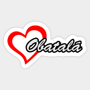 Obatalá Sticker